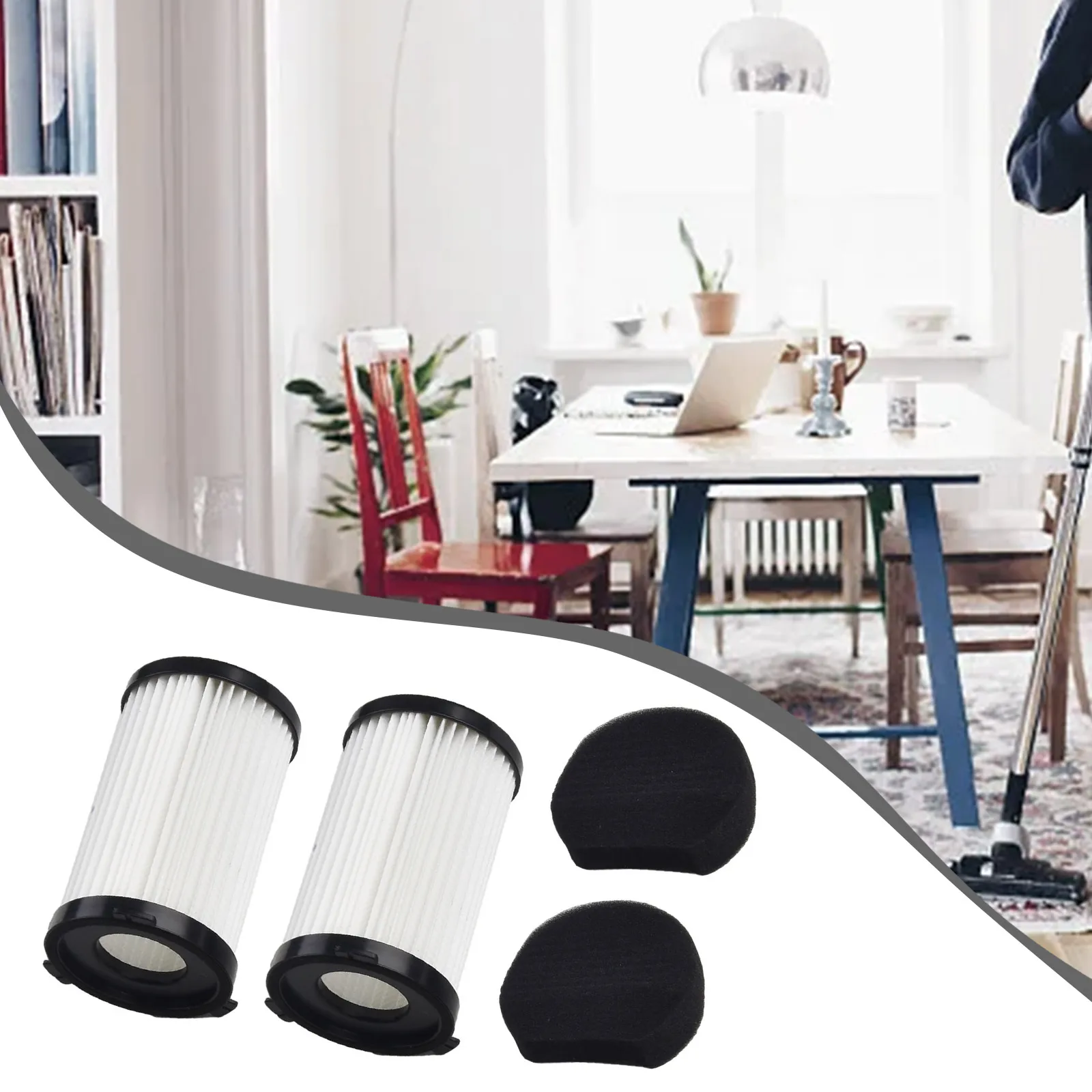 Kits Filters Vacuum Cleaner Pet Hair Reduce Dust 2pcs/Set Assembly Clatronic BS 1948 CB Dander Spare Spare Parts
Kits Filters Vacuum Cleaner Pet Hair Reduce Dust 2pcs/Set Assembly Clatronic BS 1948 CB Dander Spare Spare Parts