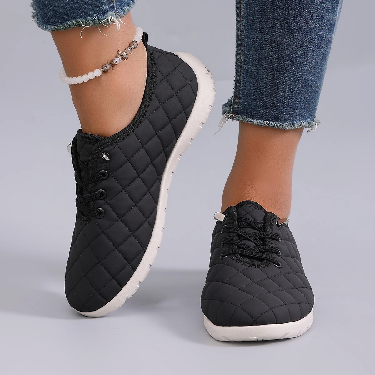 أحذية رياضية نسائية جديدة للربيع، عصرية، قابلة للتنفس، خفيفة الوزن، مضادة للانزلاق، مقاومة للتآكل، أحذية رياضية كاجوال، أحذية مسطحة أحذية رياضية نسائية جديدة للربيع، عصرية، قابلة للتنفس، خفيفة الوزن، مضادة للانزلاق، مقاومة للتآكل، أحذية رياضية كاجوال، أحذية مسطحة