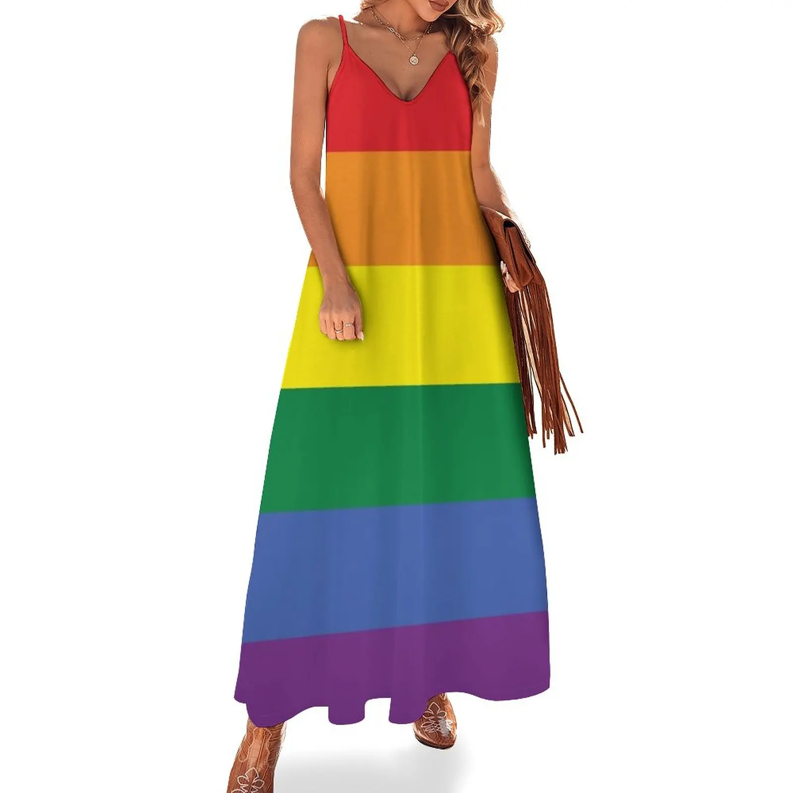 GayPride Flag Sleeveless Dress loose women's dress Woman clothing Female dress loose summer
GayPride Flag Sleeveless Dress loose women's dress Woman clothing Female dress loose summer