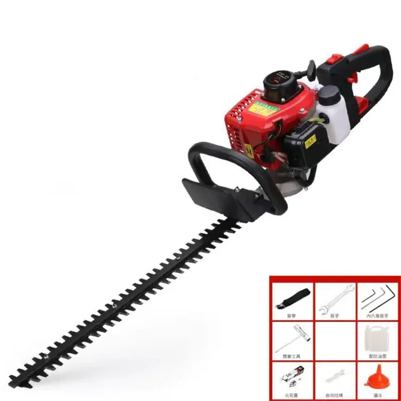 

68CC Two-Stroke Gasoline Double-Blade Light Hedge Trimmer Tea Tree Cutter Backpack Garden Thick Branch Shears Garden Tools