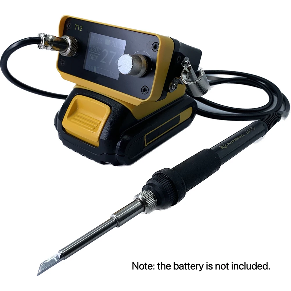 Cordless Electric Digital Soldering Station For Dewalt 20V Max Liion Battery 22.00cm*11.20cm*6.10cm Soldering Station
Cordless Electric Digital Soldering Station For Dewalt 20V Max Liion Battery 22.00cm*11.20cm*6.10cm Soldering Station
