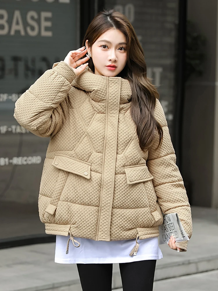 Зимняя женская куртка, новинка 2023, короткие куртки с капюшоном, Повседневная теплая верхняя одежда, универсальное пальто для отдыха
Зимняя женская куртка, новинка 2023, короткие куртки с капюшоном, Повседневная теплая верхняя одежда, универсальное пальто для отдыха