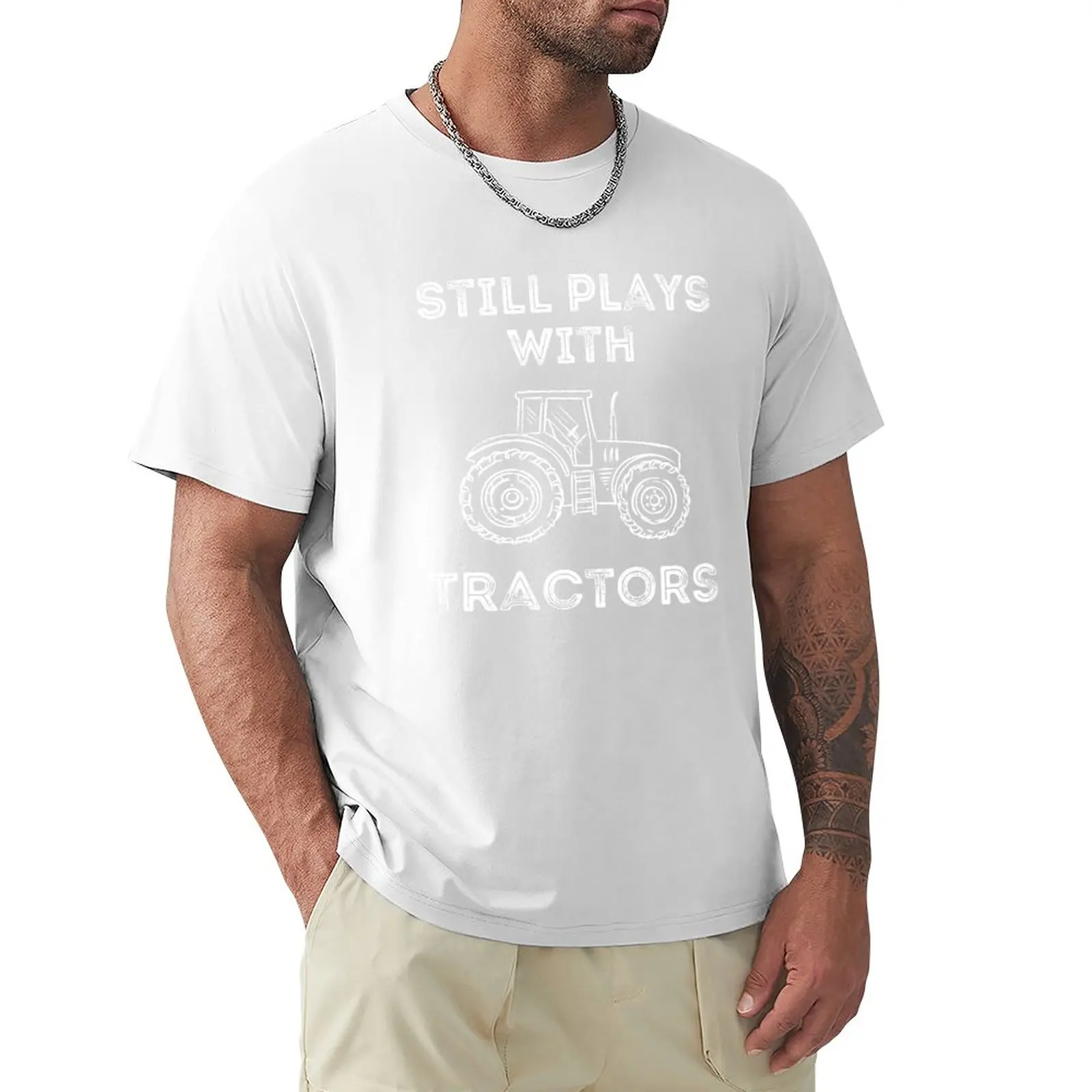 

Tractor Slogan T-Shirt T-shirt short Short t-shirt mens vintage t shirts