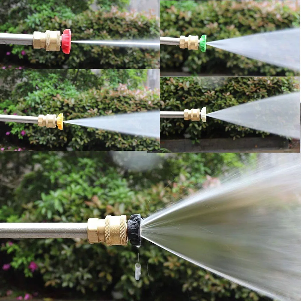 Spray Nozzles White Tip 4000 PSI Connection Power Pressure Spray Nozzle Tips 1/4 Quick Outdoor Power Equipment
Spray Nozzles White Tip 4000 PSI Connection Power Pressure Spray Nozzle Tips 1/4 Quick Outdoor Power Equipment