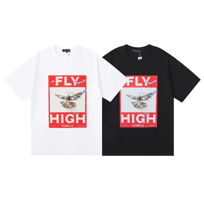 Red Print FLY HIGH Logo PURPLE T-Shirt Streetwear Casual Men’s Clothing Cotton Loose Top Tee T Shirt For Men Women
Red Print FLY HIGH Logo PURPLE T-Shirt Streetwear Casual Men’s Clothing Cotton Loose Top Tee T Shirt For Men Women