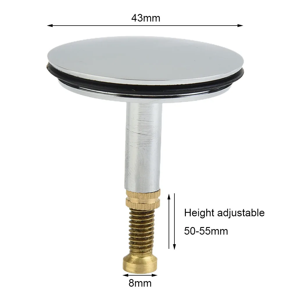 Bathroom Plumbing Fixture 43mm Bathtub Drain Stopper Bath Tub Copper Cover Chrome Plated Replacement Sink Waste Pop-Up Plug 1pc
Bathroom Plumbing Fixture 43mm Bathtub Drain Stopper Bath Tub Copper Cover Chrome Plated Replacement Sink Waste Pop-Up Plug 1pc