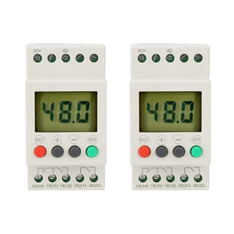 Promotion! 2X Voltage Detection Relay SVR1000 Voltage Protection Digital Single Phase Monitoring Protection Relays,ACDC 24-48V
Promotion! 2X Voltage Detection Relay SVR1000 Voltage Protection Digital Single Phase Monitoring Protection Relays,ACDC 24-48V