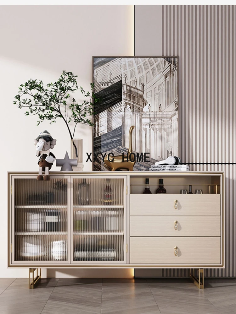 yj Italian Affordable Luxury Style Sideboard Modern Minimalist Solid Wood Liquor Cabinet with Induction Lamp
yj Italian Affordable Luxury Style Sideboard Modern Minimalist Solid Wood Liquor Cabinet with Induction Lamp