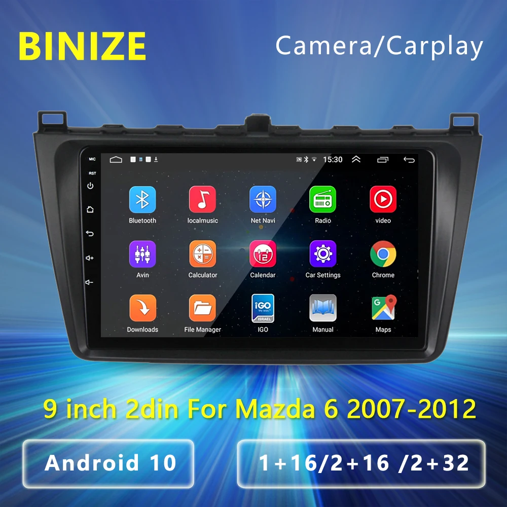 2 din Android 10.1 Car Stereo Audio For Mazda 6 2007 - 2012 Carplay 9‘’ HD Car Radio Multimedia Player GPS BT SWC 2din autoradio
2 din Android 10.1 Car Stereo Audio For Mazda 6 2007 - 2012 Carplay 9‘’ HD Car Radio Multimedia Player GPS BT SWC 2din autoradio