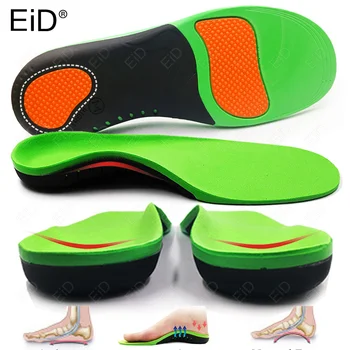 EiD 최고 정형 깔창, 아치 지지, X/O 다리, 평발, 건강 신발 밑창 패드, 신발 삽입 패드, 정형외과 깔창
