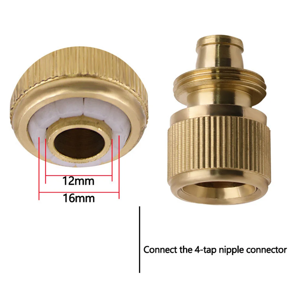 Aluminum Copper Plated 4 Points Water Quick Connector Garden Irrigation Washing Plated Quick Connector Gun Fittings Tool
Aluminum Copper Plated 4 Points Water Quick Connector Garden Irrigation Washing Plated Quick Connector Gun Fittings Tool