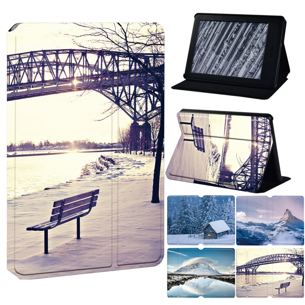 

For Kindle Paperwhite 5 11th Case Amazon Kindle Paperwhite(5th/6th/7th/10th)/Kindle (10th /8th) Inch Anti-fall Snowview Series