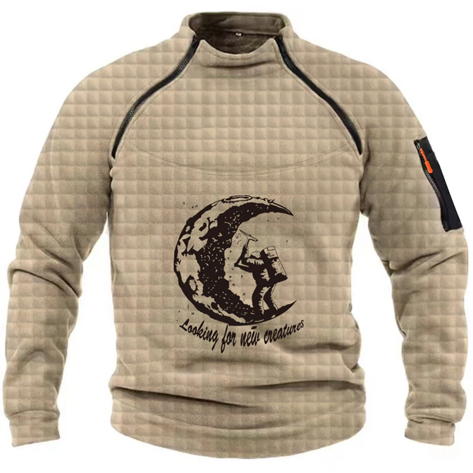 Толстовка мужская с воротником-стойкой, свободная теплая и дышащая тактическая уличная Толстовка в европейском и американском стиле, для весны и осени
Толстовка мужская с воротником-стойкой, свободная теплая и дышащая тактическая уличная Толстовка в европейском и американском стиле, для весны и осени