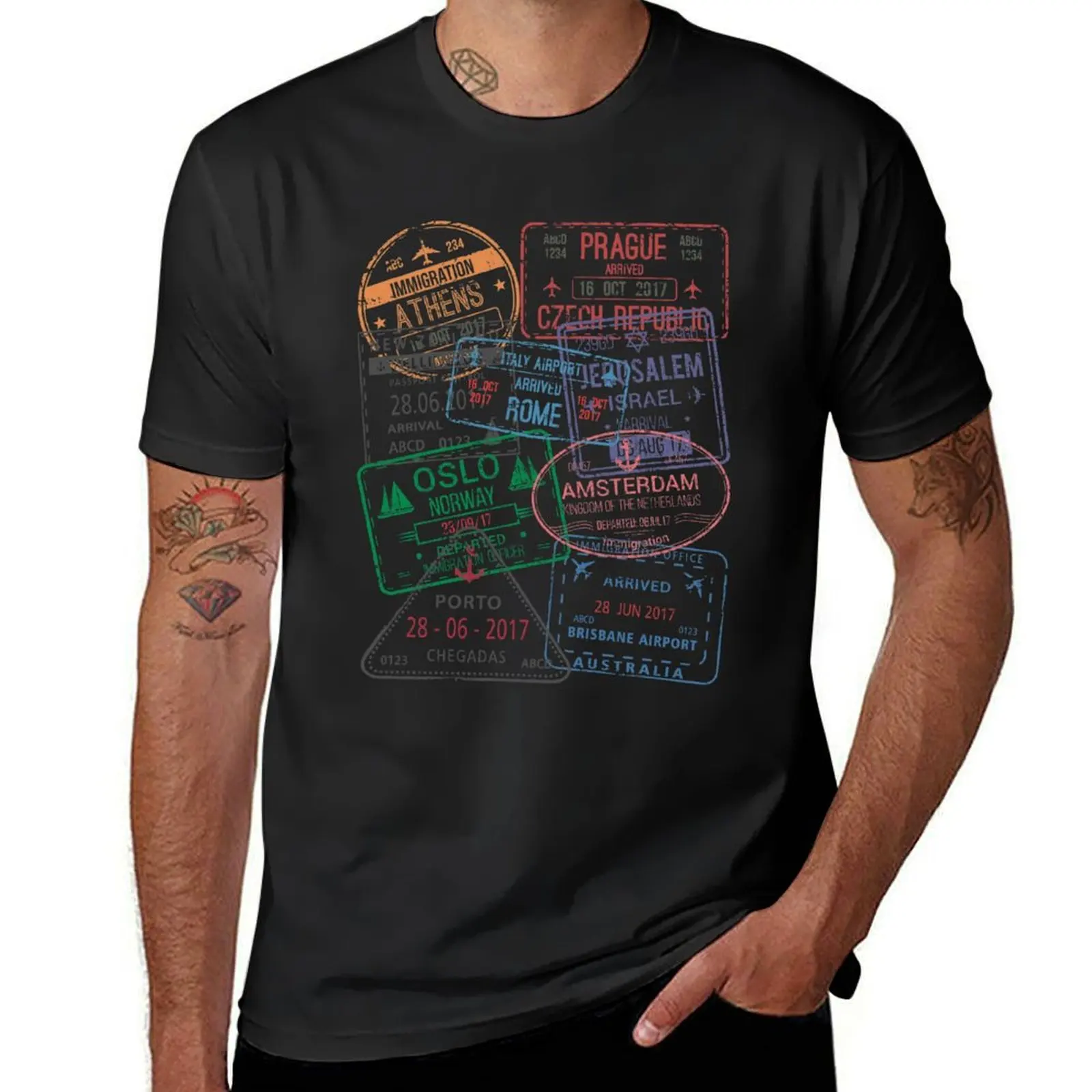 Travel T-Shirt korean fashion customs design your own blanks shirts graphic tees plain black t shirts men
Travel T-Shirt korean fashion customs design your own blanks shirts graphic tees plain black t shirts men