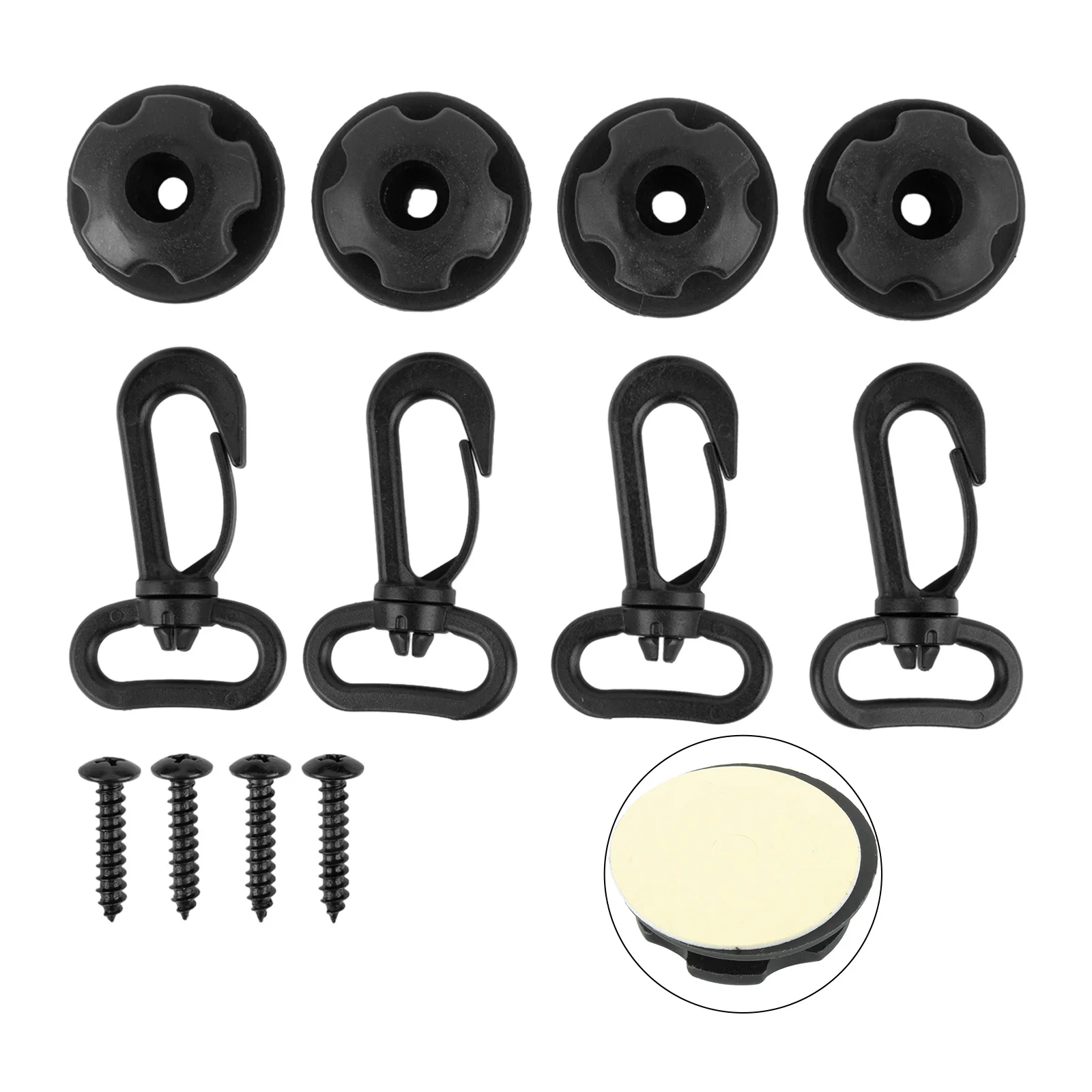 Brand New High Quality Practical To Use Hooks Interior Trim 4pcs Black Car Trunk Hook Cargo Net High Viscosity Mount Set
Brand New High Quality Practical To Use Hooks Interior Trim 4pcs Black Car Trunk Hook Cargo Net High Viscosity Mount Set
