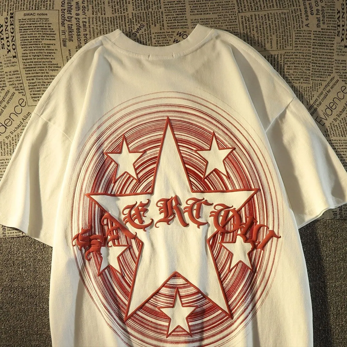 Women T-Shirts Star Print Couple Print Short-sleeved T-shirt Female Harajuku with Style Couple Loose Streetwear y2k Clothes Tops
Women T-Shirts Star Print Couple Print Short-sleeved T-shirt Female Harajuku with Style Couple Loose Streetwear y2k Clothes Tops