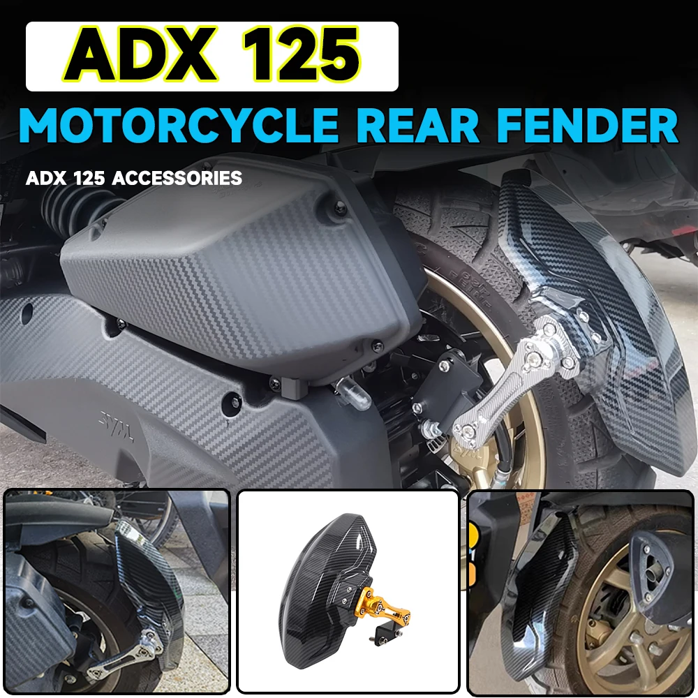 

For SYM ADX125 ADX 125 2023 Motorcycle Rear Fender Mud Splash Guard Protector Cover ADX 125 Attachment