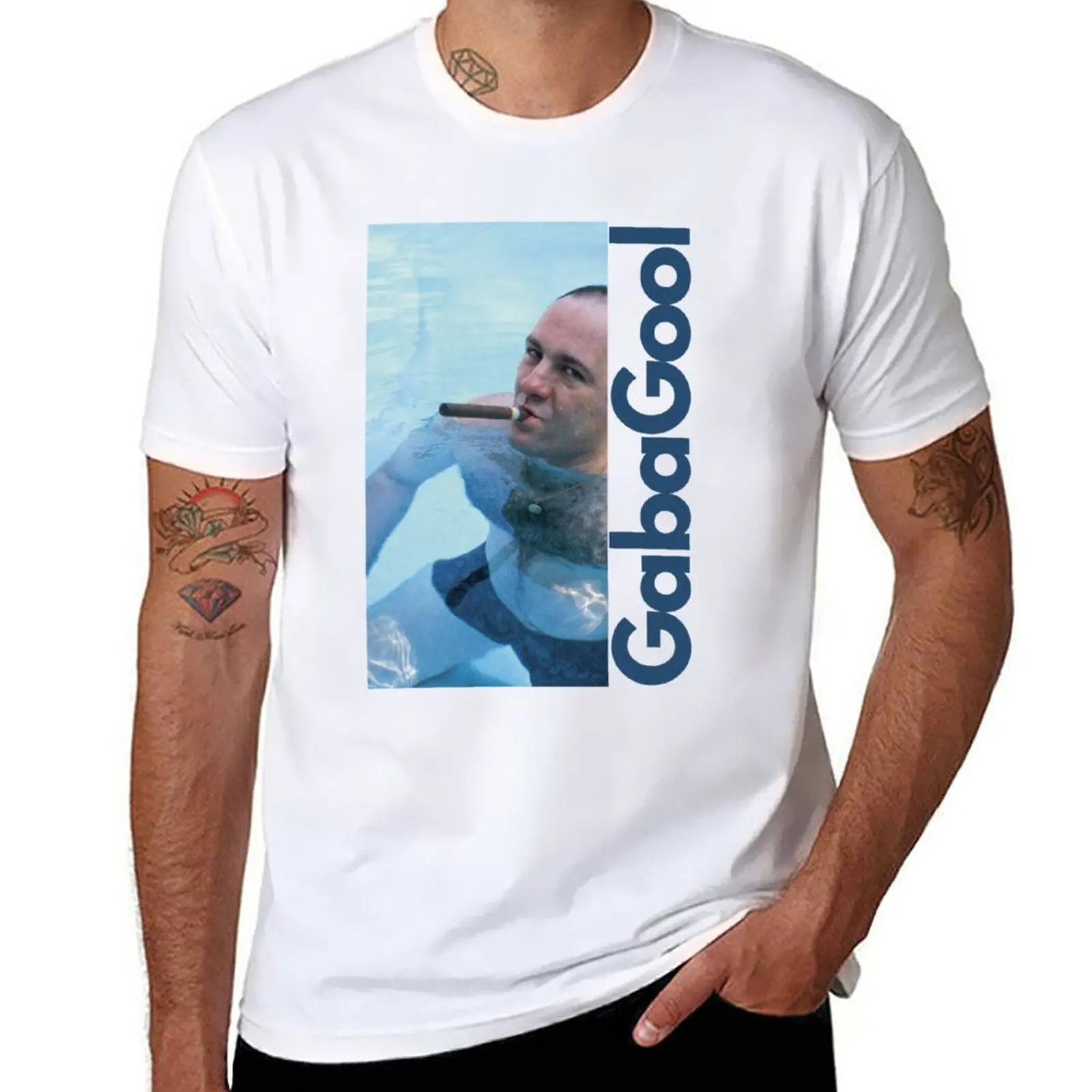 

New Gabagool -Tony Soprano - It's What's For Dinner Look T-Shirt hippie clothes Men's clothing