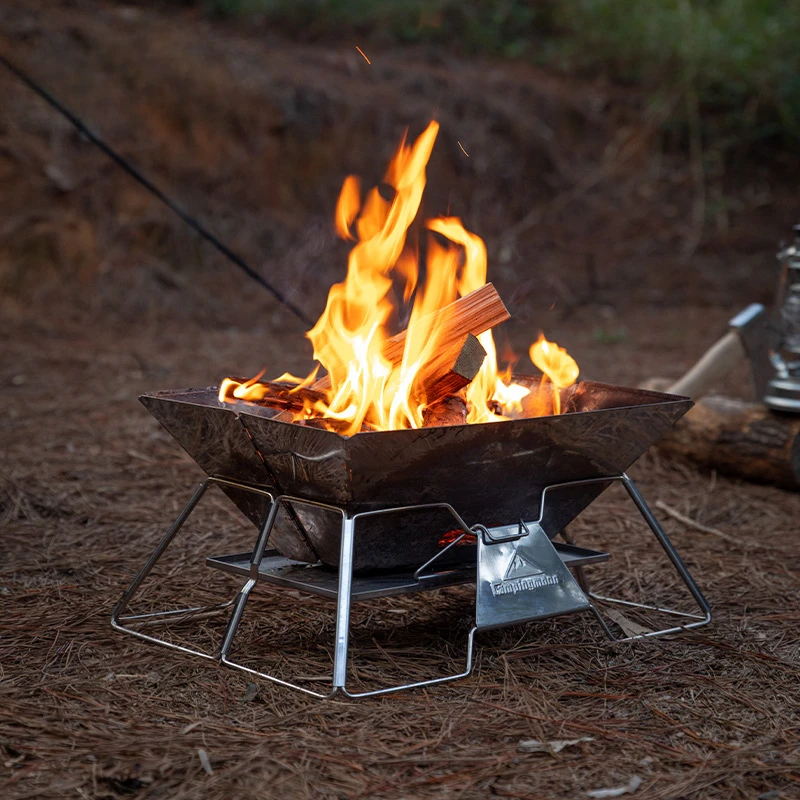 Outdoor Barbecue Stainless Steel Bonfire Solo Stove Brazier Camping Nature Hike Grill Portable Tourism Cookware Set Camping
Outdoor Barbecue Stainless Steel Bonfire Solo Stove Brazier Camping Nature Hike Grill Portable Tourism Cookware Set Camping