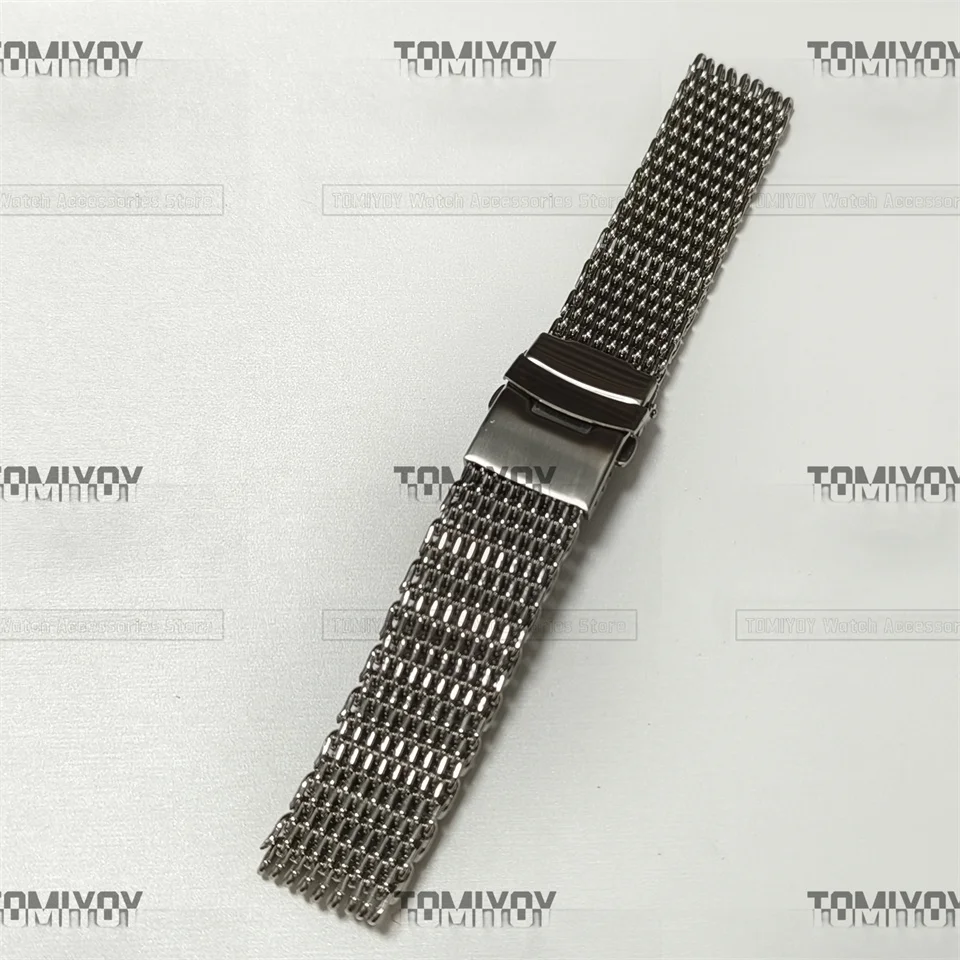 

New Generic 4mm Thick 18mm 20mm 22mm 24mm 26mm Sliver Stainless Steel Watch Band Fit For SKX RLX TISS OMG Watch