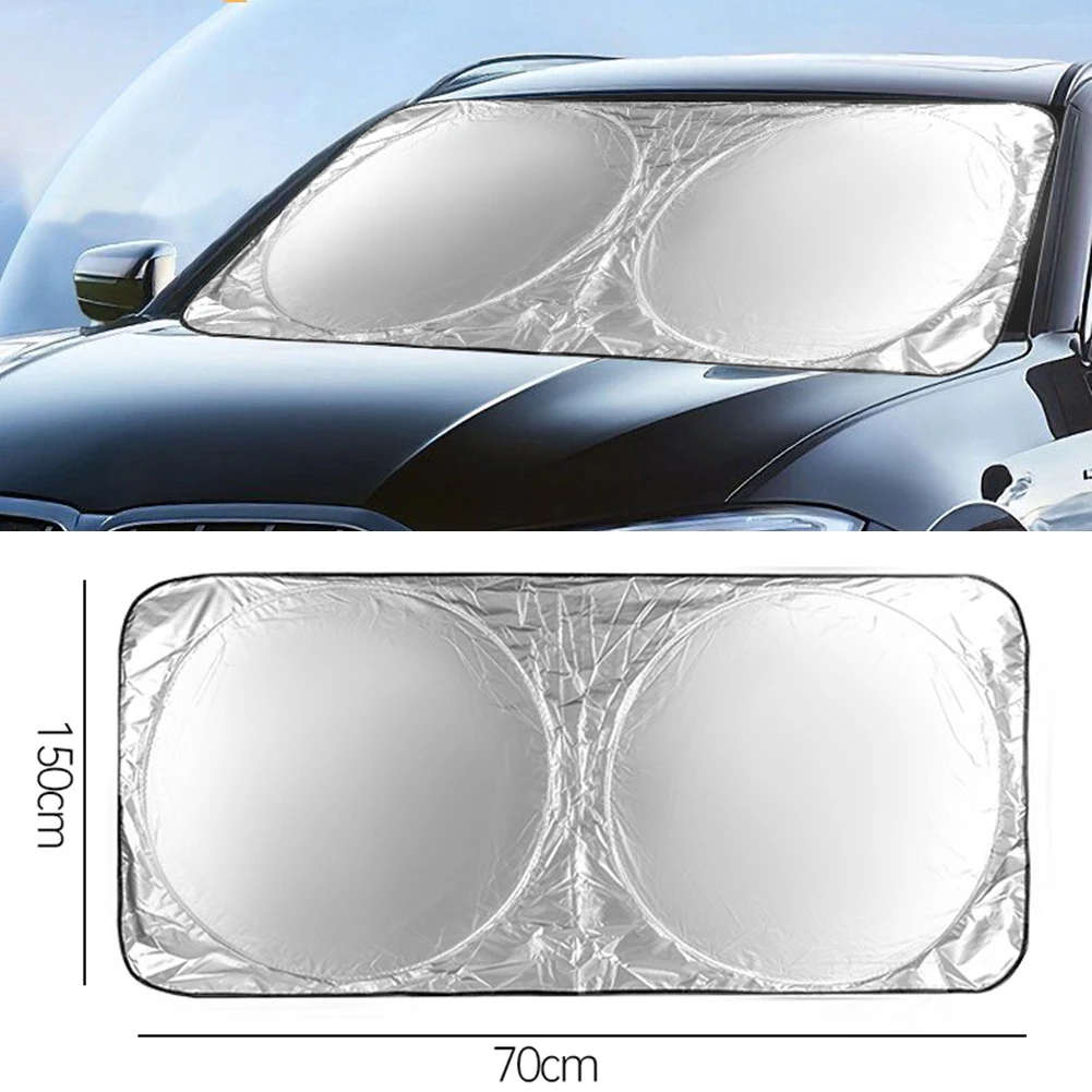 1x Universal Car Front Rear Windshield Casement Sun Shade Shield Cover Visor UV Block 150*70cm Replacement Car-Accessories
1x Universal Car Front Rear Windshield Casement Sun Shade Shield Cover Visor UV Block 150*70cm Replacement Car-Accessories
