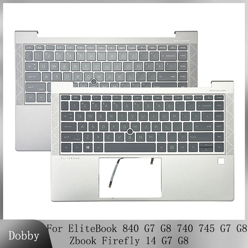 

New Original for HP EliteBook 840 G7 G8 740 745 Zbook Firefly 14 G7 G8 Lapotp Palmrest Top Cover Upper Case US Backlit Keyboard