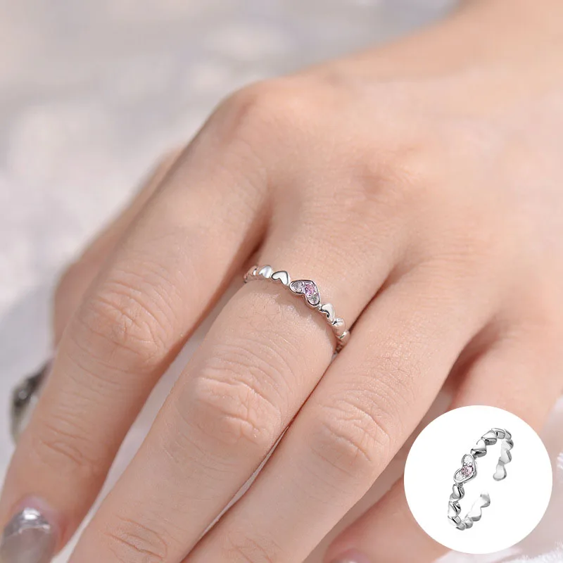 100% 925 Sterling Silver Love Heart Open Ring for Women Girl Romantic Fashion Simple Design Jewelry Party Gift Dropshipping
100% 925 Sterling Silver Love Heart Open Ring for Women Girl Romantic Fashion Simple Design Jewelry Party Gift Dropshipping