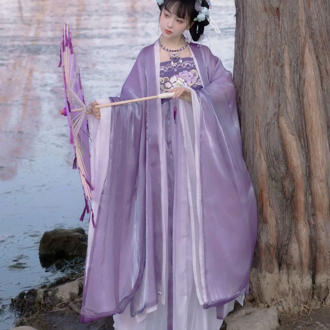 Yourqipao Women Retro Purple Fairy Dress Chinese Style Traditional Hanfu Cosplay Costume Party Dress Cute Princess Dresses
Yourqipao Women Retro Purple Fairy Dress Chinese Style Traditional Hanfu Cosplay Costume Party Dress Cute Princess Dresses
