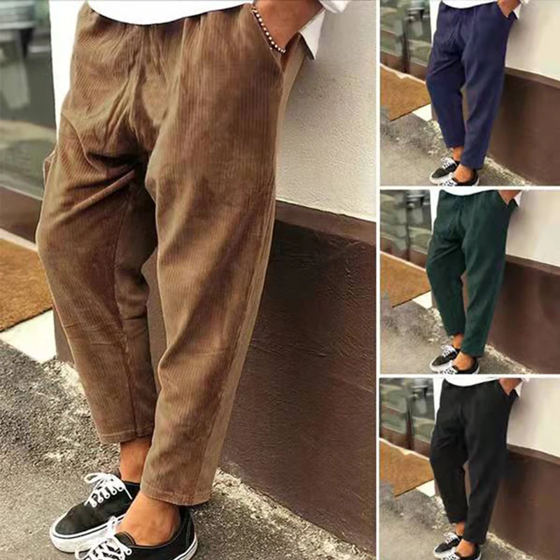 Vintage Corduroy Pants Men Solid Mid Waist Straight Long Pant Summer Casual Streetwear Mens Trousers Autumn Fashion Pants
Vintage Corduroy Pants Men Solid Mid Waist Straight Long Pant Summer Casual Streetwear Mens Trousers Autumn Fashion Pants
