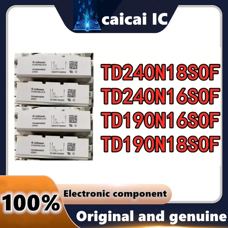 1PCS TD190N16SOF TD240N16SOF TD190N18SOF TD240N18SOF New Original Module Integrated Circuits
1PCS TD190N16SOF TD240N16SOF TD190N18SOF TD240N18SOF New Original Module Integrated Circuits