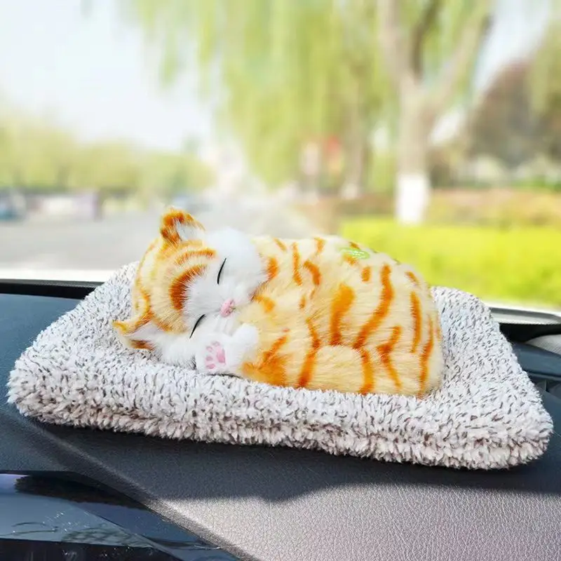 Kawaii Simulation Sleeping Cat Stuffed Animals Display Mold Portable Fake Cat Kittens Doll Ornaments Decoration Kids Toys Gifts Kawaii Simulation Sleeping Cat Stuffed Animals Display Mold Portable Fake Cat Kittens Doll Ornaments Decoration Kids Toys Gifts
