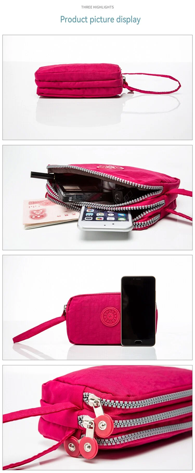 3 Layers Lady Purses Women Wallets Brand Clutch Coin Purse Cards Keys Money Bags Canvas Short Woman Girls Wallet Handbags Purse 3 Layers Lady Purses Women Wallets Brand Clutch Coin Purse Cards Keys Money Bags Canvas Short Woman Girls Wallet Handbags Purse