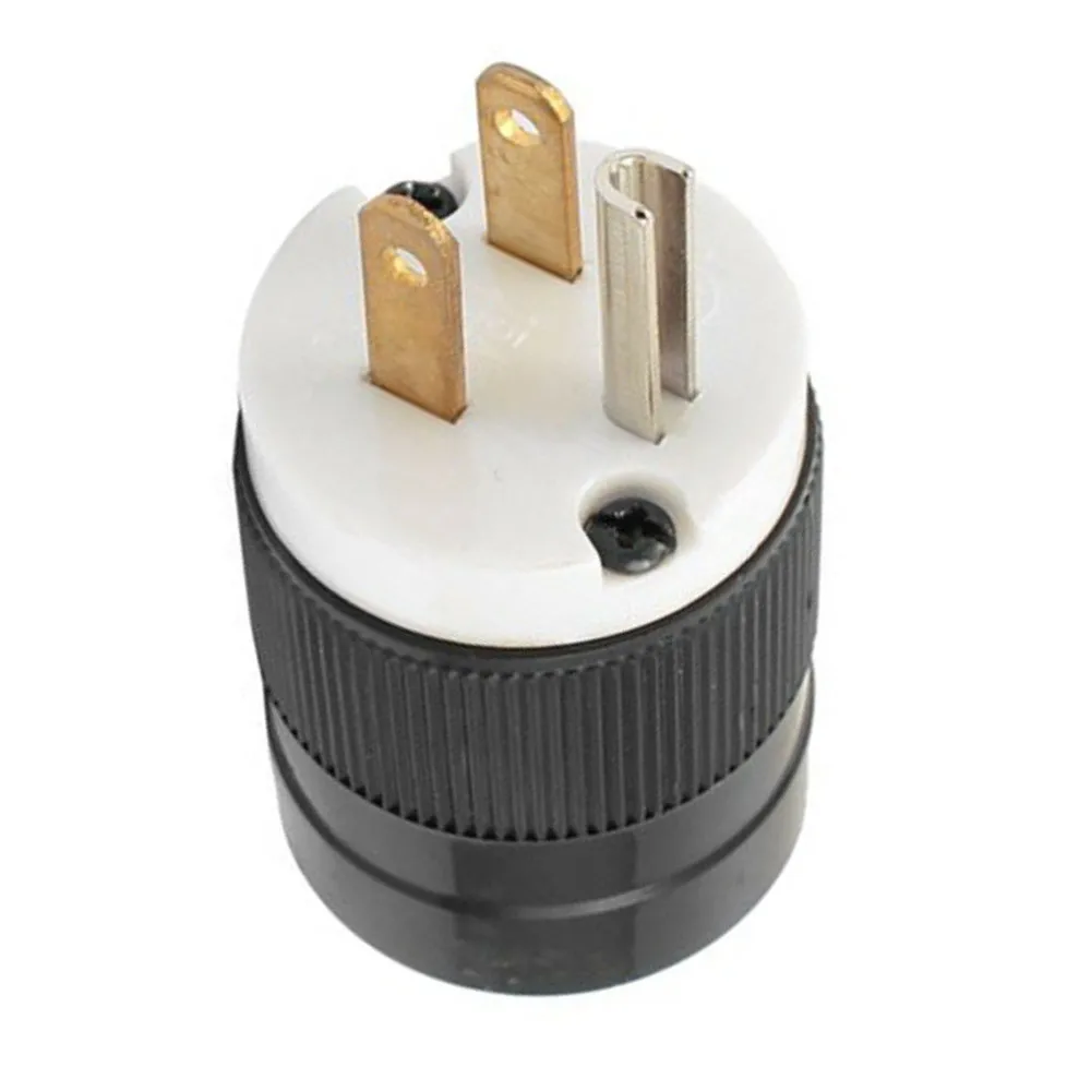 Heavy Duty Plug Industrial Plug Workshop Male Replacement 125V 15A Fuses & Links NEMA 5-15P Straight Blade Universal
Heavy Duty Plug Industrial Plug Workshop Male Replacement 125V 15A Fuses & Links NEMA 5-15P Straight Blade Universal