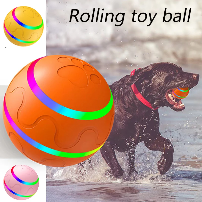 Pet Rolling Intelligent Toy Ball Dogs And Cats Are Available Usb Rechargeable Automatic Rotation Bouncing Interactive Ball 
Pet Rolling Intelligent Toy Ball Dogs And Cats Are Available Usb Rechargeable Automatic Rotation Bouncing Interactive Ball