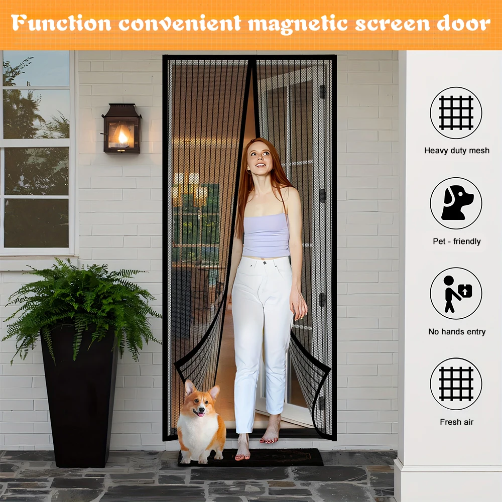 Anti-mosquito Curtain Door Nets for Window Fly Screen Automatic Closing Door Household Ventilation Curtains Magnetic Net 5 Mallzona S4d0a1db8dcba447296f764caf060e3d4M Anti-mosquito Curtain Door Nets for Window Fly Screen Automatic Closing Door Household Ventilation Curtains Magnetic Net Mallzona