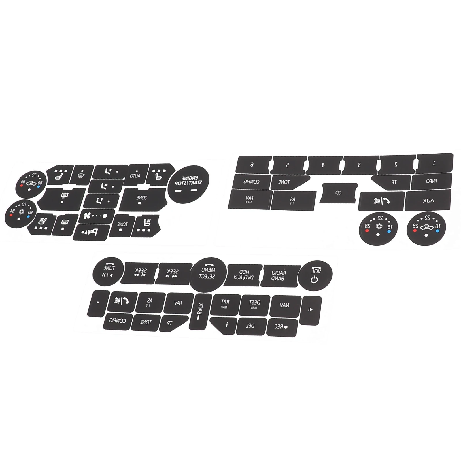 1 Set Car Button Repair Decals Climate Control Radio Stickers For SAAB 3rd Gen 9-5NG 9-4X Interior Accessories
1 Set Car Button Repair Decals Climate Control Radio Stickers For SAAB 3rd Gen 9-5NG 9-4X Interior Accessories