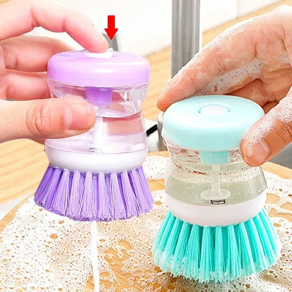 Dishwashing Brushes Automatic Liquid Addition Wash Pots Dish Sink Washing Up Liquid Soap Dispenser Home Kitchen Bowl Brushes 
Dishwashing Brushes Automatic Liquid Addition Wash Pots Dish Sink Washing Up Liquid Soap Dispenser Home Kitchen Bowl Brushes