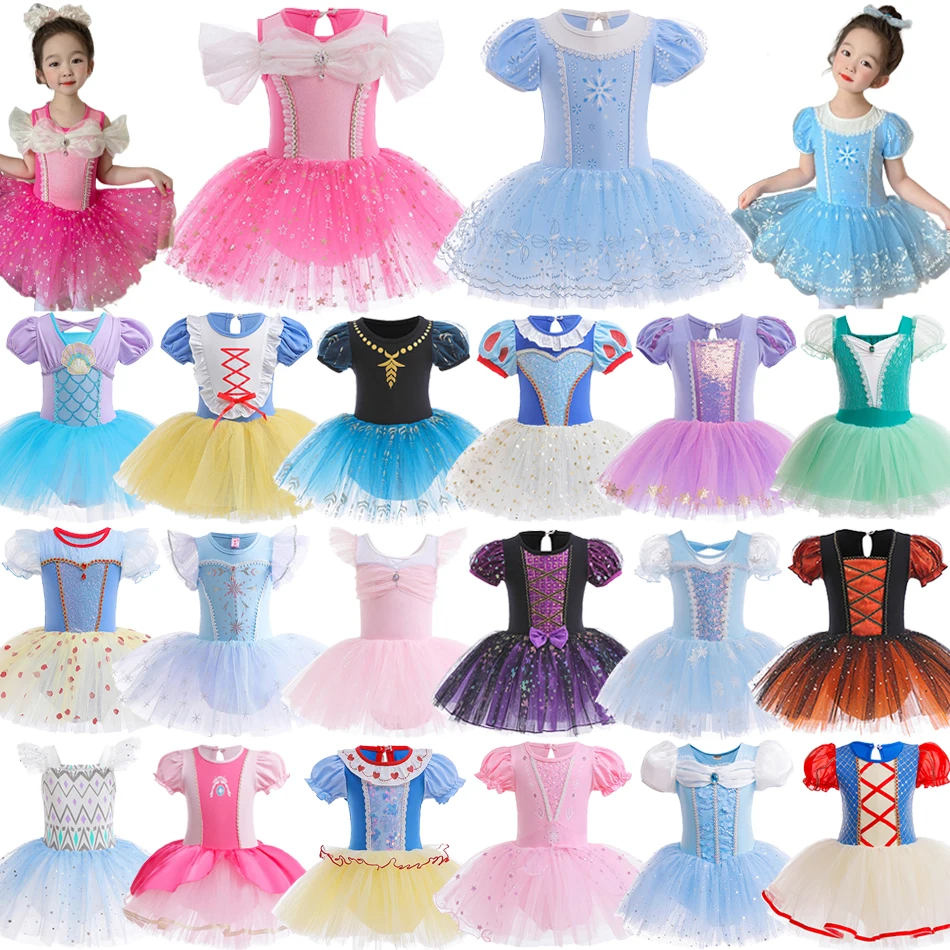 

Kids Ballet Dress Children Cosplay Princess Dresses Girls Tulle Clothes Halloween Carnival Party Performance Dance Tutu Skirts
