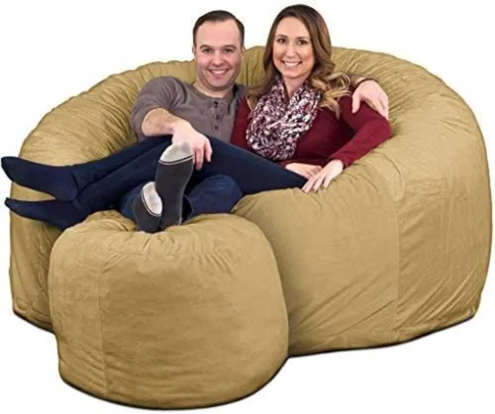 Кресло Beanbag/подставка для ног: огромная мебель с поролоновым наполнителем-чехол машинной стирки, двойные швы, прочная подкладка (6000, верблюжья замша)
Кресло Beanbag/подставка для ног: огромная мебель с поролоновым наполнителем-чехол машинной стирки, двойные швы, прочная подкладка (6000, верблюжья замша)