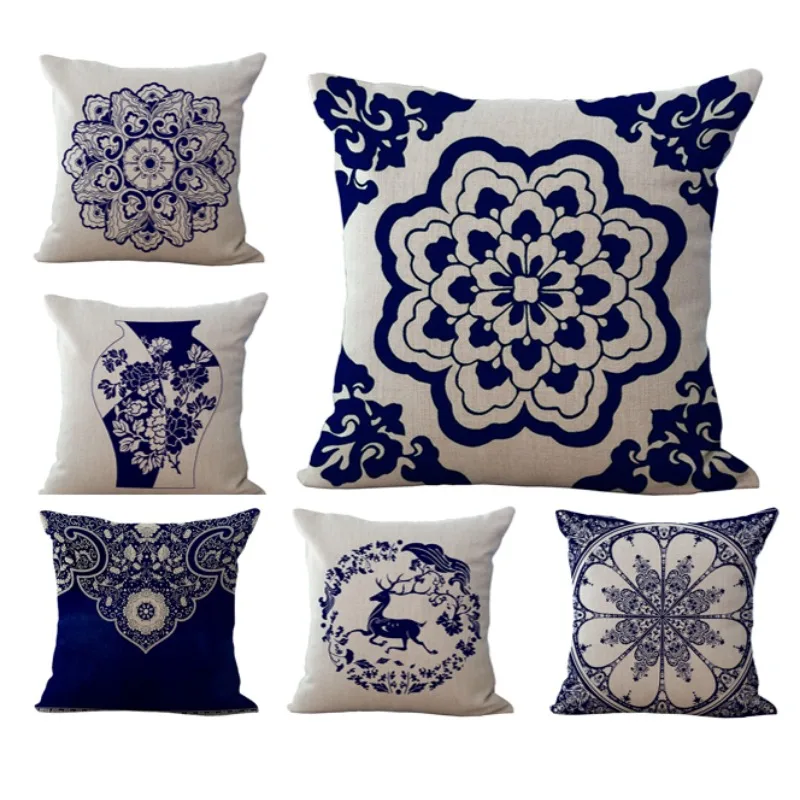 Blue Pattern Cushion Cover Geometric Simple Pillowcase Double Sided Decor Sofa Home Decor Items Winter Holiday Party DF314
Blue Pattern Cushion Cover Geometric Simple Pillowcase Double Sided Decor Sofa Home Decor Items Winter Holiday Party DF314