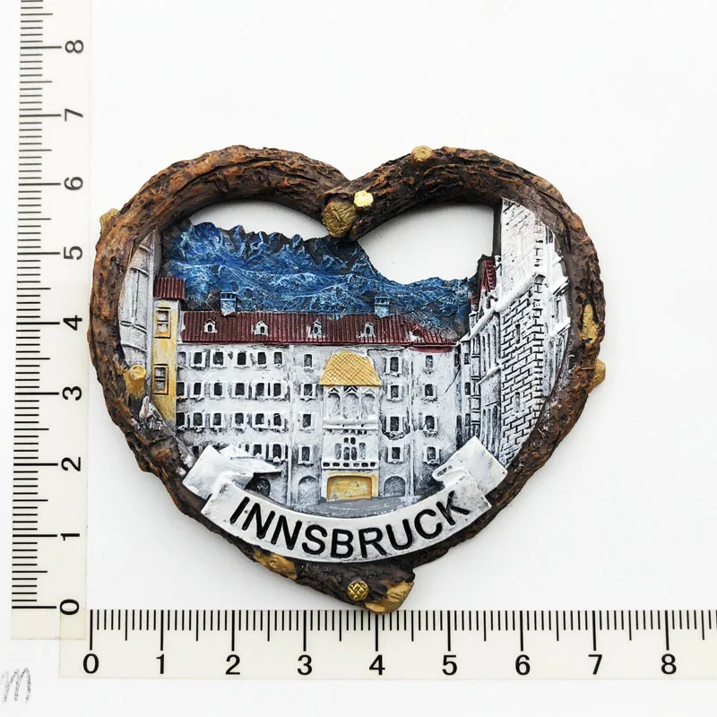 

Innsbruck Fridge Magnet,Creative,Travel,Commemorate,Crafts,3D,Ornaments,Magnetism,Resin Material,Refrigerator Stickers