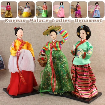 한국 게이샤 가부키 입상, 한국 궁전 한복 게이샤 인형, 조각상 요리, 바베큐 가게 장식, 홈 데스크탑 장식품