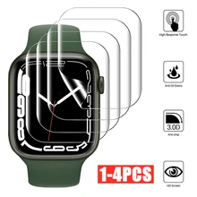 1-4PCS Hydrogel Film for Apple Watch 7 6 SE 5 4 3 2 1 Screen Protectors for Apple Watch Series 38mm 42mm 45mm 41mm 40mm 44mm 1-4PCS Hydrogel Film for Apple Watch 7 6 SE 5 4 3 2 1 Screen Protectors for Apple Watch Series 38mm 42mm 45mm 41mm 40mm 44mm