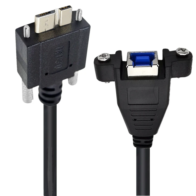 100 см 5 Гбит/с USB 3,0 Print B Female Панельное крепление к Micro B Male с M2 винтовым замком кабелем для принтера сканера мобильного жесткого диска
100 см 5 Гбит/с USB 3,0 Print B Female Панельное крепление к Micro B Male с M2 винтовым замком кабелем для принтера сканера мобильного жесткого диска