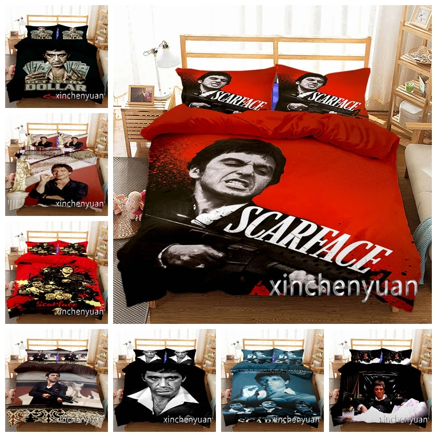 Phechion Scarface 3D Printed Cover Set Twin Full Queen King Size Bedding Set Bed Linens Bedclothes for Young K164
Phechion Scarface 3D Printed Cover Set Twin Full Queen King Size Bedding Set Bed Linens Bedclothes for Young K164