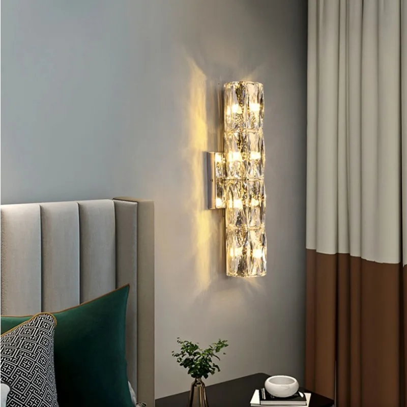 European Style Living Room Bedroom Bedside Long Wall Lamp LED Background Wall Villa Light Luxury High-end Crystal Wall Light K9
European Style Living Room Bedroom Bedside Long Wall Lamp LED Background Wall Villa Light Luxury High-end Crystal Wall Light K9