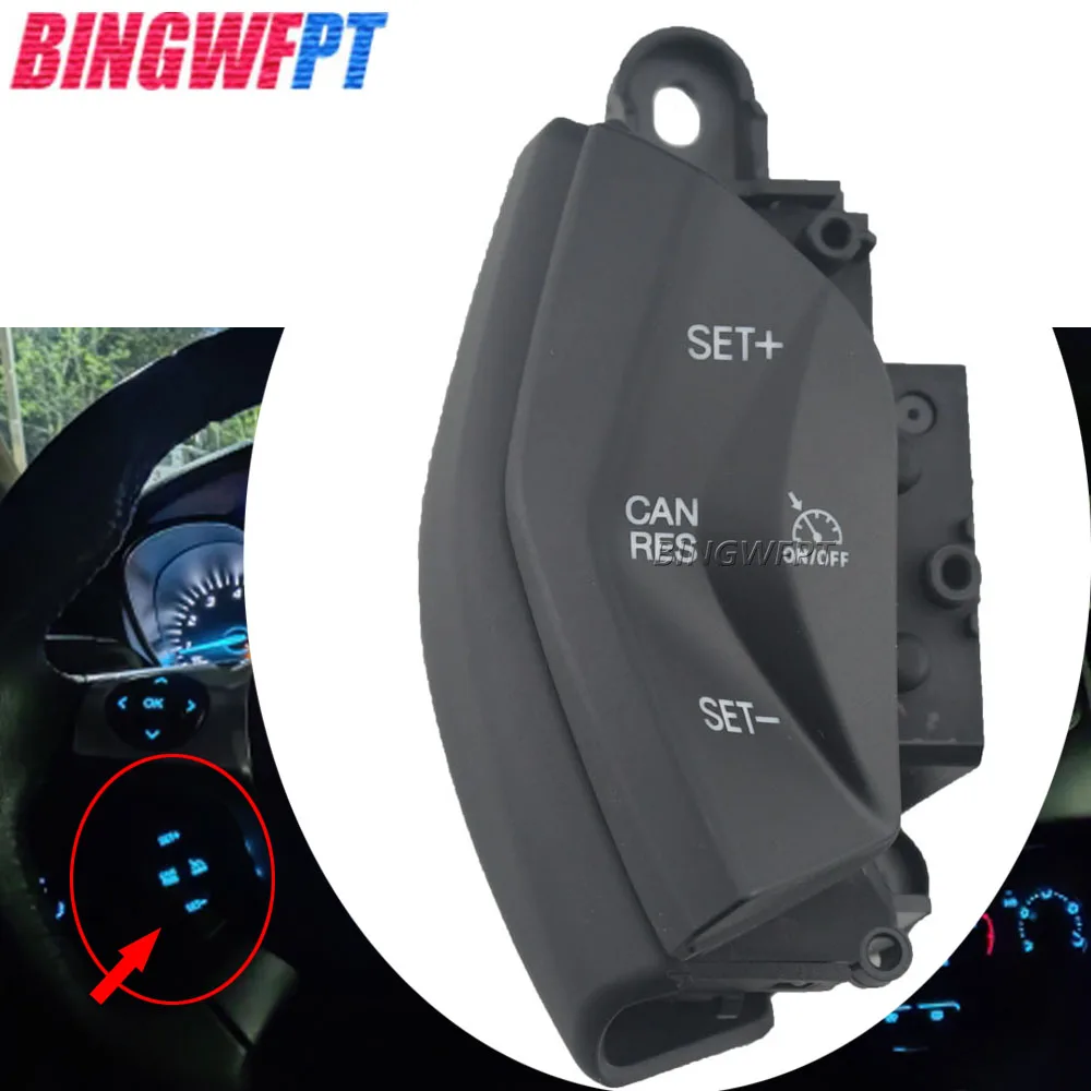BINGWFPT For Ford Focus 3 Kuga 2012 up Car Speed Control Switch Cruise Control System Kit Steering Wheel Speed Control & Cable
BINGWFPT For Ford Focus 3 Kuga 2012 up Car Speed Control Switch Cruise Control System Kit Steering Wheel Speed Control & Cable