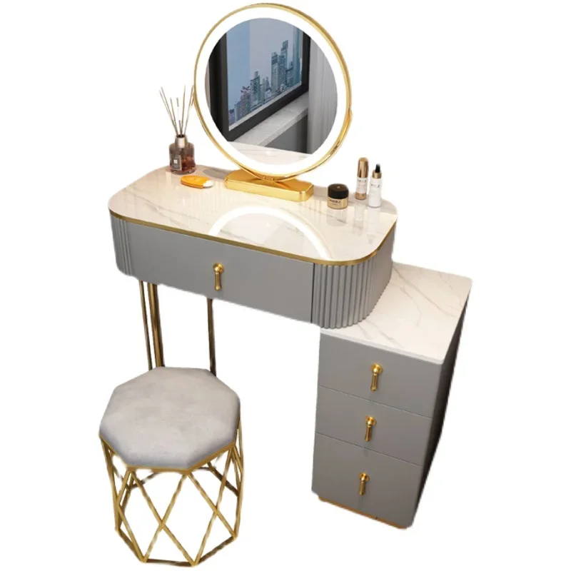 

Mirrors Chair Dressing Table Makeup Led Drawer Cosmetic Dressing Table Cosmetics Cabinets Toiletries Tocador Maquillaje Tables