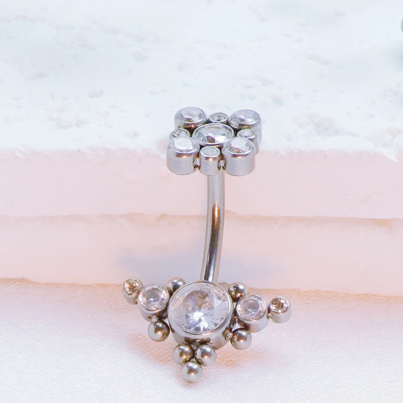 F136 Titanium Belly Button Piercing Daith Helix Zircon Hinge segment Sexy Navel Piercing Septum Rings 16g for Women Body Jewelry
F136 Titanium Belly Button Piercing Daith Helix Zircon Hinge segment Sexy Navel Piercing Septum Rings 16g for Women Body Jewelry