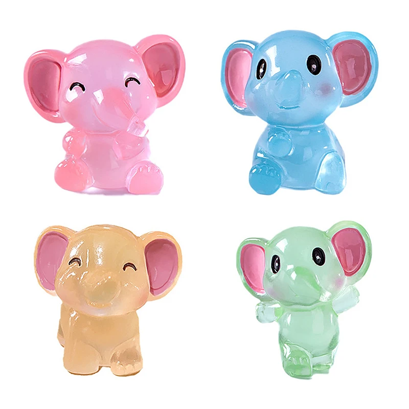 2PCS DIY Handmade Jewelry Accessories Luminous Resin Miniature Cartoon 3D Elephant Toys Micro Landscape Decoration
2PCS DIY Handmade Jewelry Accessories Luminous Resin Miniature Cartoon 3D Elephant Toys Micro Landscape Decoration
